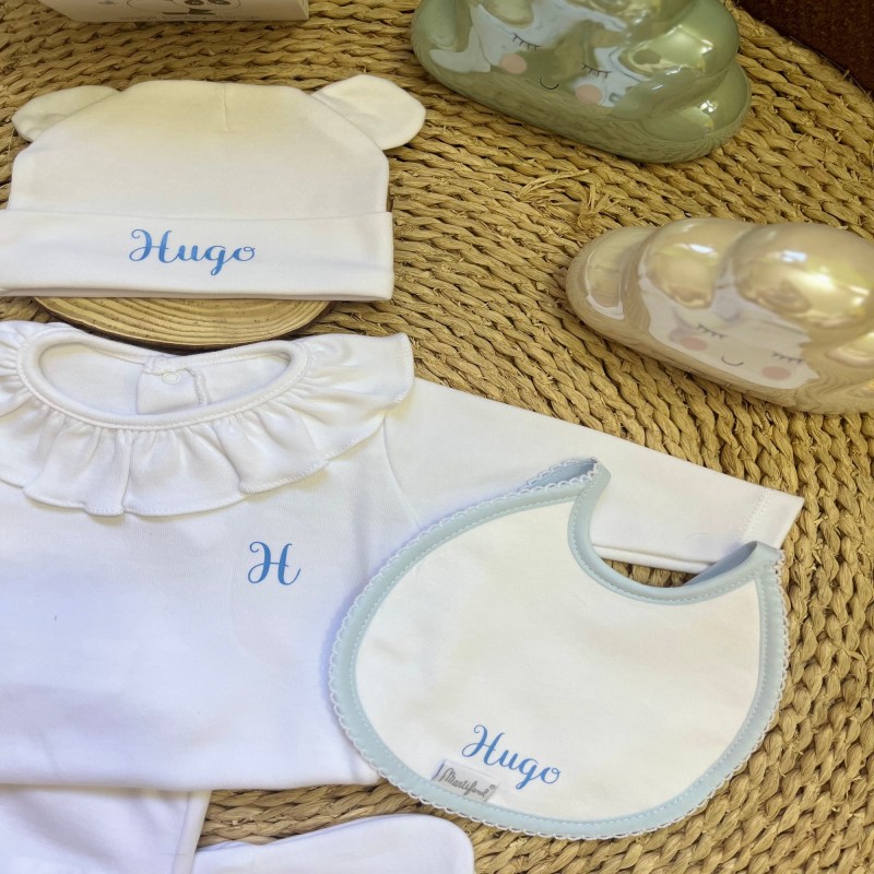 Set 5 piezas algodón blanco