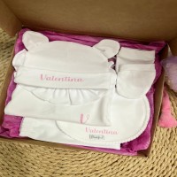 Set 5 piezas algodón blanco