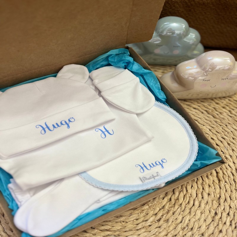 Set 5 piezas algodón blanco