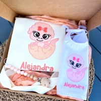 Pack regalo Dino rosa