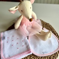 Pack ratita, babero y muselina